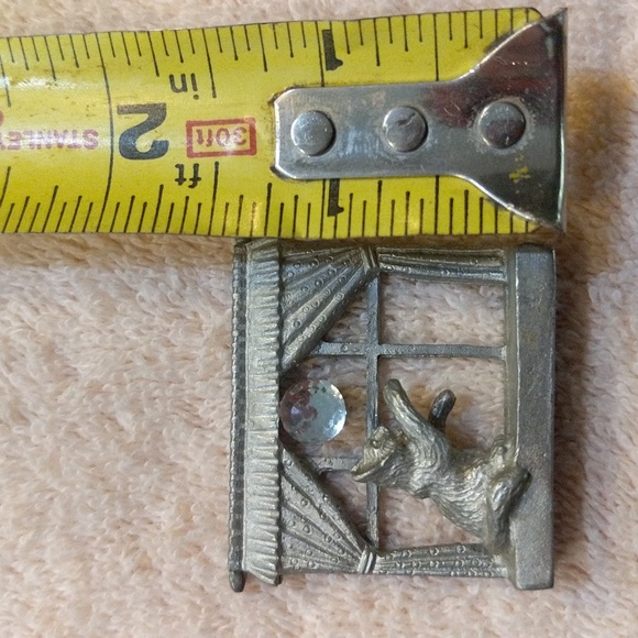 Spoontiques Pewter Cat In The Window Playing with Crystal Ball Figurine - Picture 5 of 6